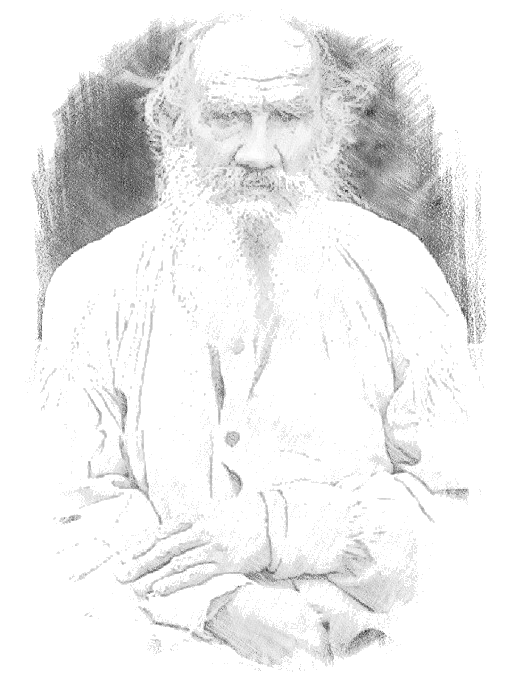 مجلة الكاتب :: ليون توبستوي :: بريشة وليم نصار